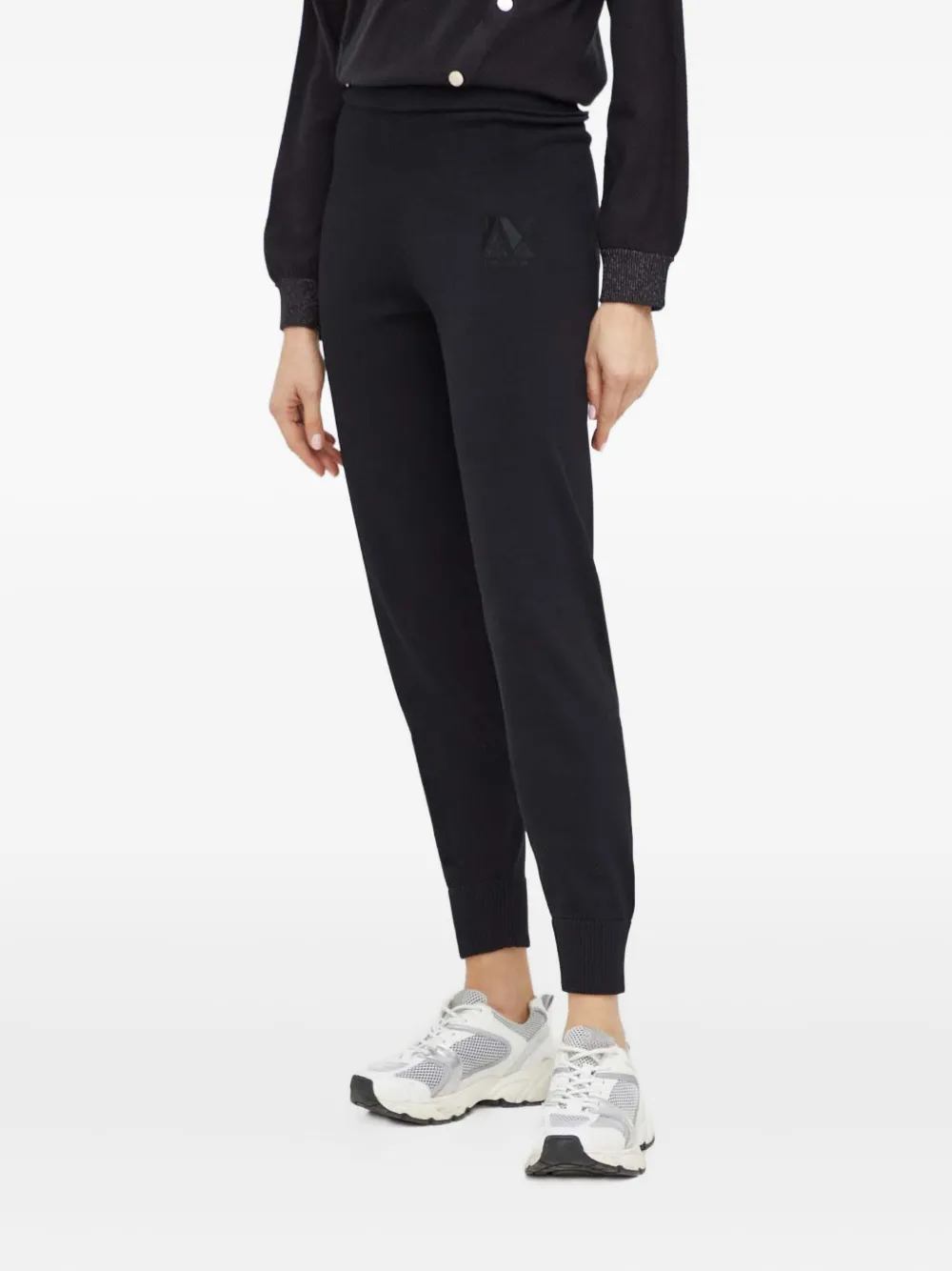 Armani Exchange トラックパンツ - ブラック Armani Exchange トラックパンツ - ブラック