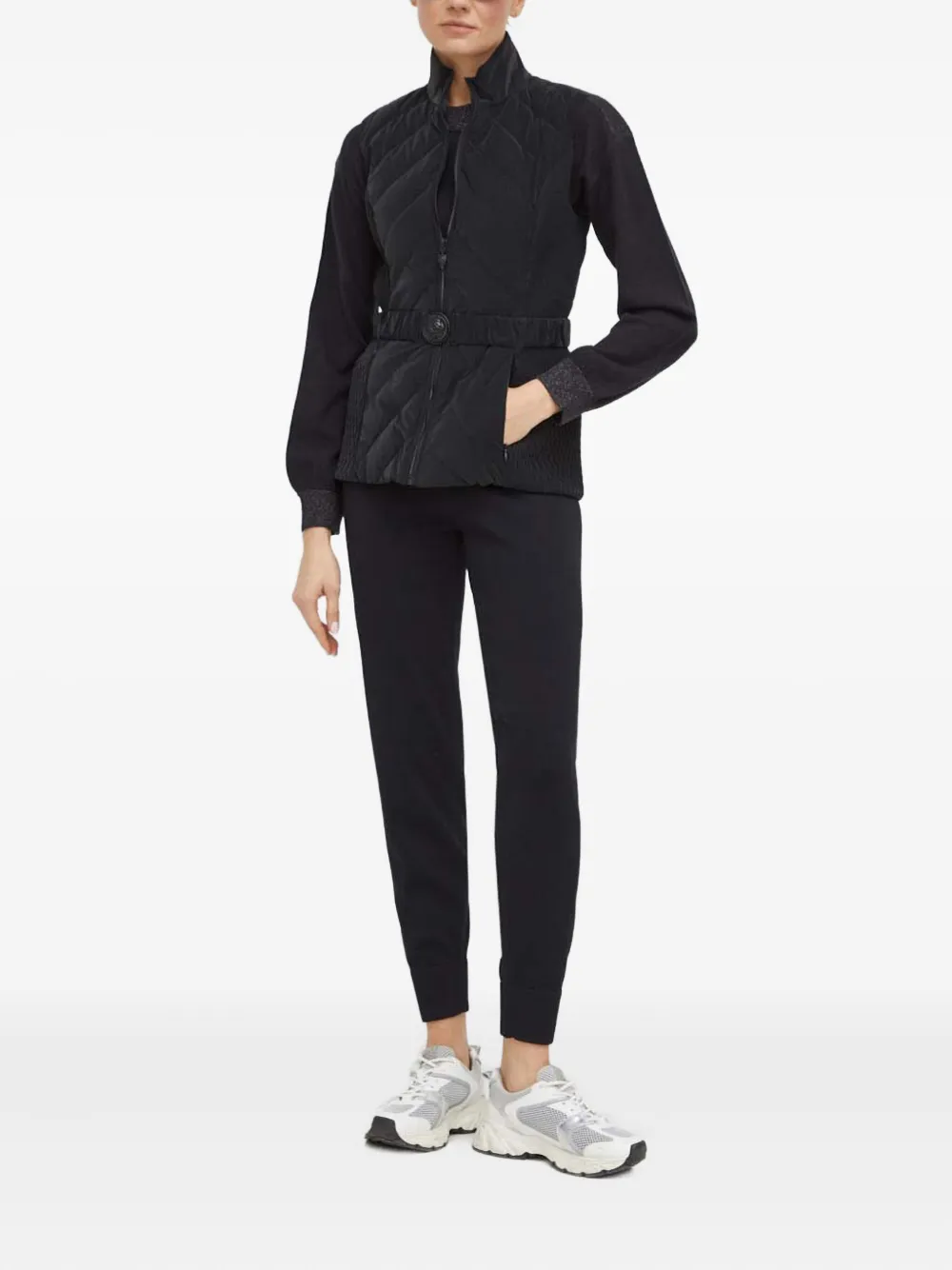 Armani Exchange Trainingsbroek met geborduurd logo - Zwart