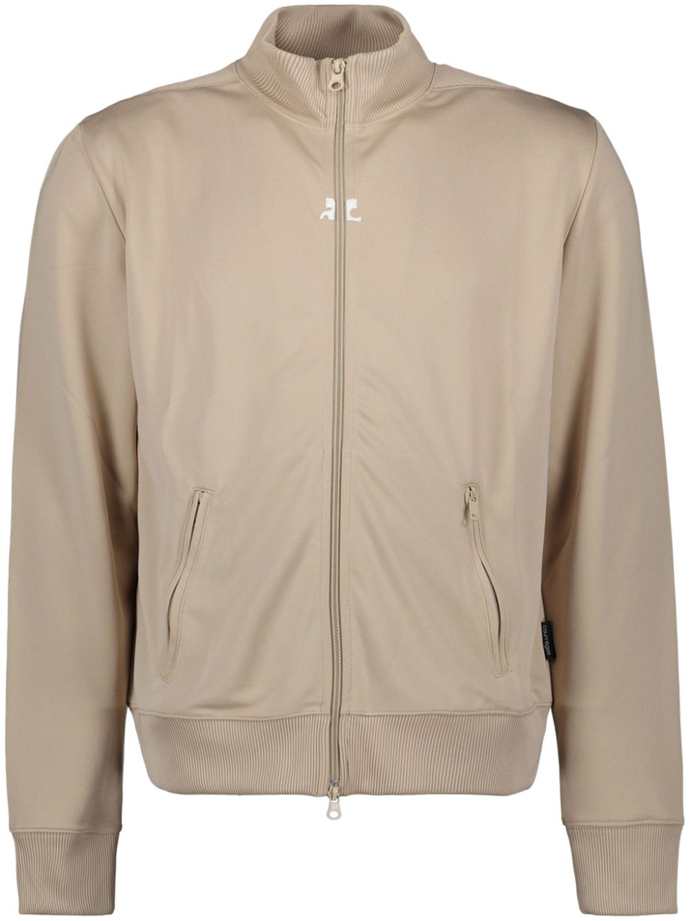 Courrèges interlock tracksuit jacket - Neutrals