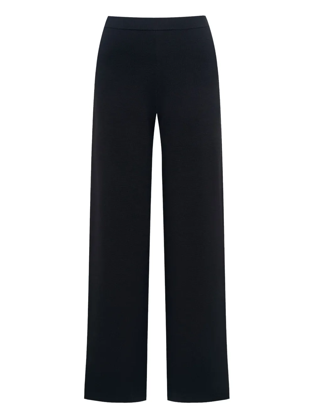 12 Storeez Wide-leg Trousers In Black