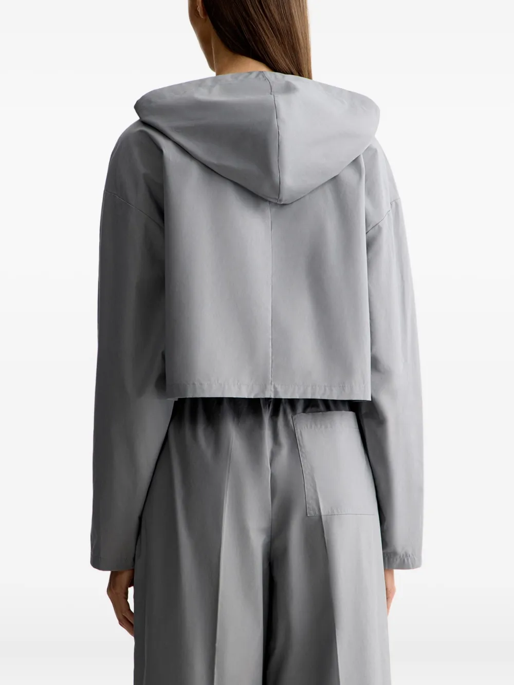 12 STOREEZ Hoodie met rits Grijs