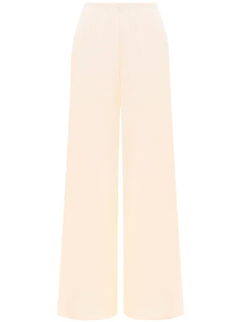 12 STOREEZ silk-jersey wide-leg trousers