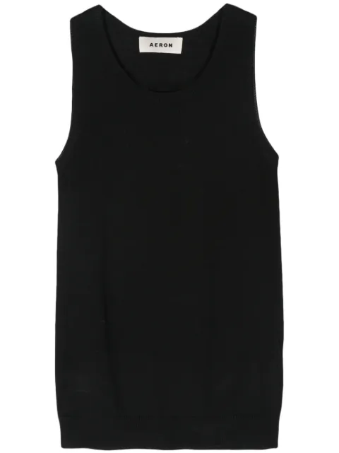 AERON sleeveless knitted top