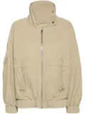 AERON Quinto funnel-neck bomber jacket - Green