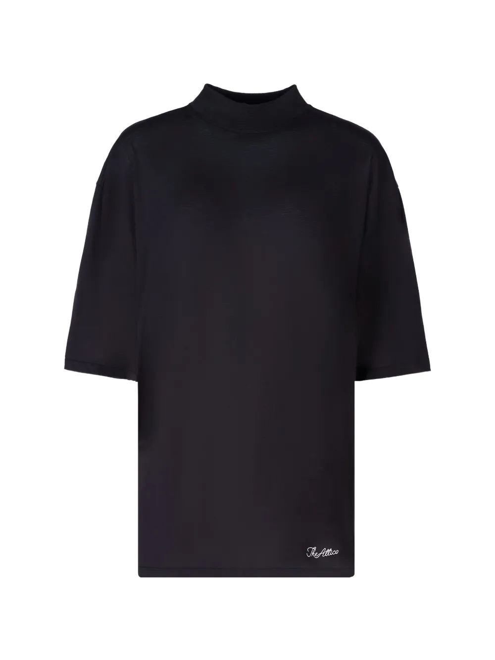 The Attico T-shirt con ricamo - Nero
