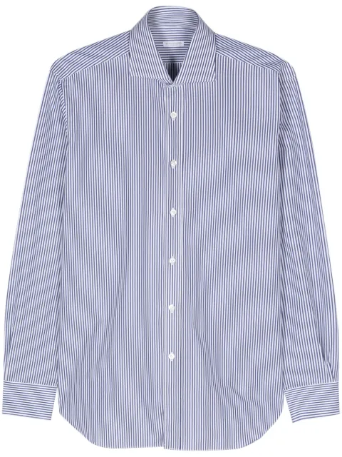 Barba striped cotton shirt