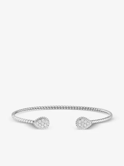 Boucheron 18kt recycled gold Serpent Bohème diamond bracelet