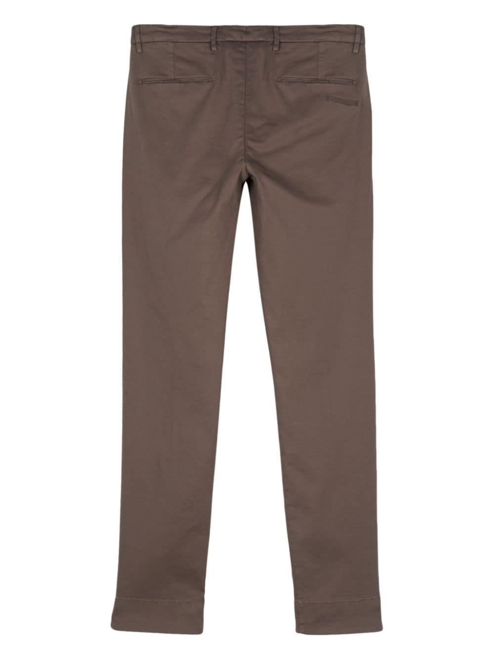 Shop Briglia 1949 Slim-cut Chino Trousers In Brown