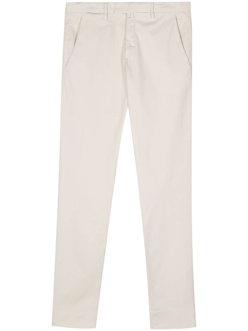 briglia 1949 pantalon chino à coupe slim - blanc