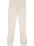 Briglia 1949 slim-cut chino trousers - White