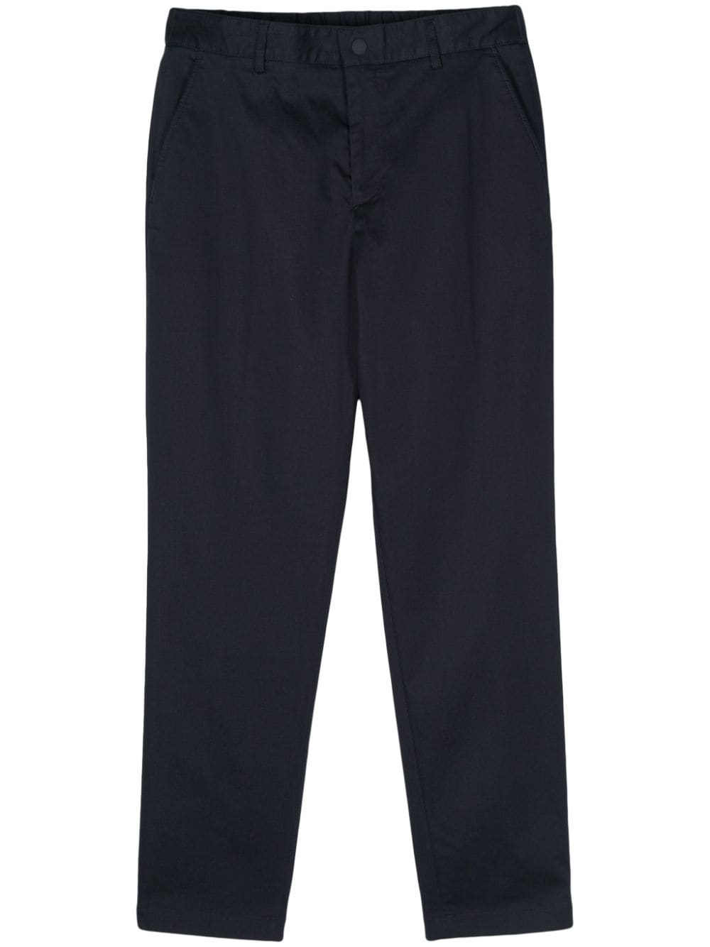 slim-cut chino trousers