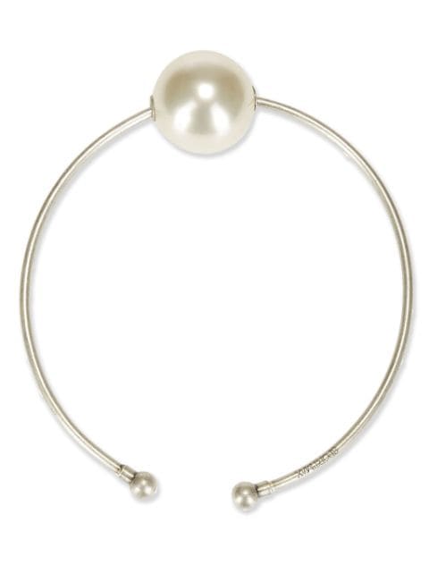 Sportmax faux-pearl choker necklace