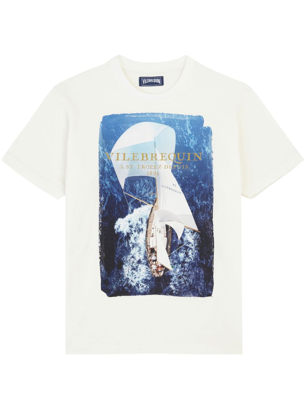 Vilebrequin Graphic-print Cotton T-shirt In White