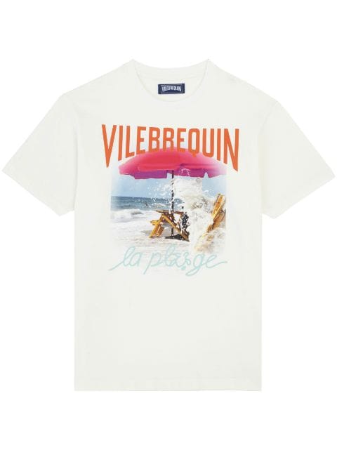 Vilebrequin Camiseta de algodão com estampa gráfica