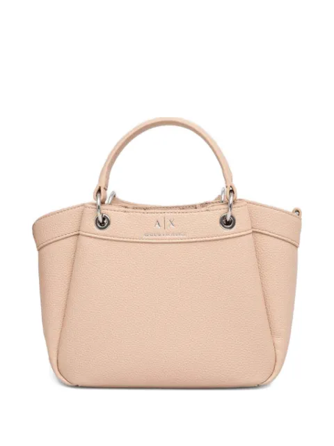 Armani Exchange tote con logo en relieve