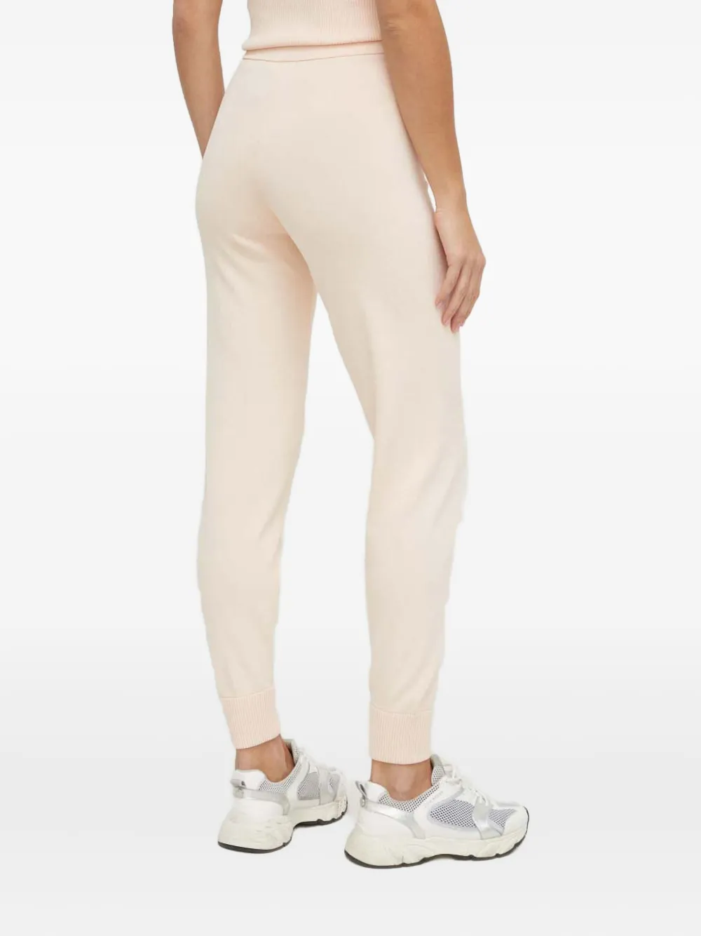 Armani Exchange Trainingsbroek met geborduurd logo Roze