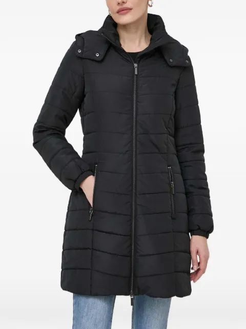 Armani Exchange hooded zipped quilted puffer jacket