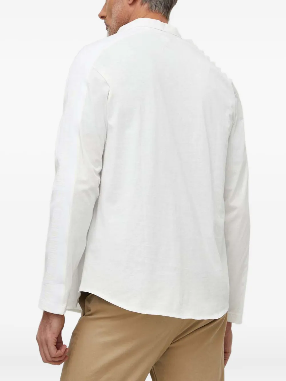 Armani Exchange Overhemd met logoband Wit