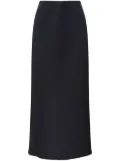 12 STOREEZ high-waisted linen skirt - Black