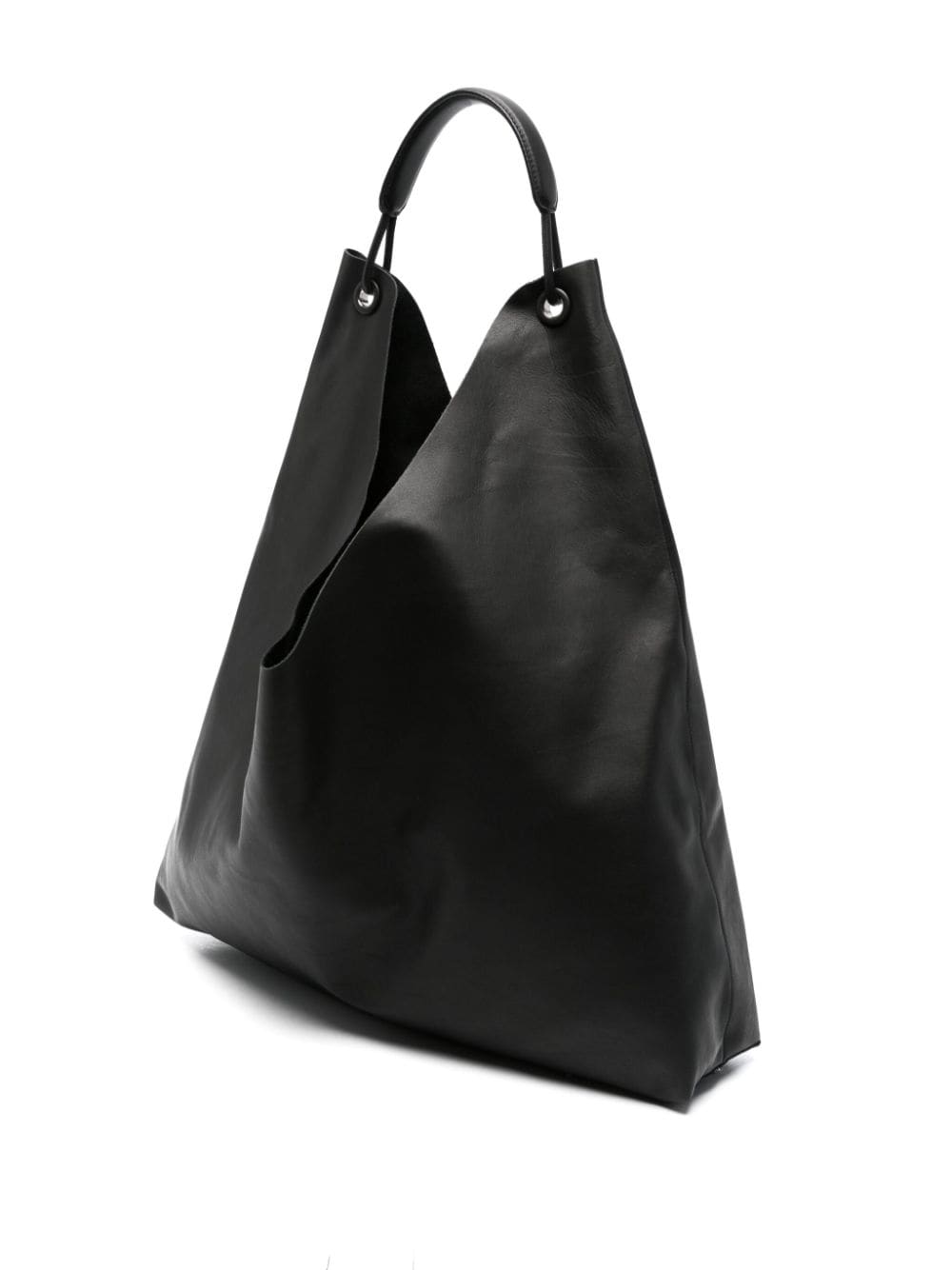 Shop The Row Bindle 3 Leather Tote Bag In Black
