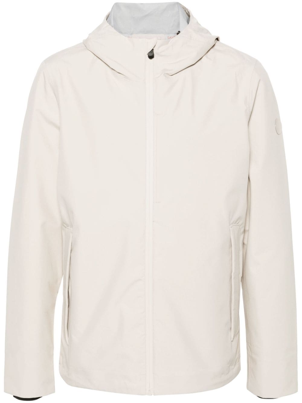Save The Duck Jari Hooded Jacket In Neutrals