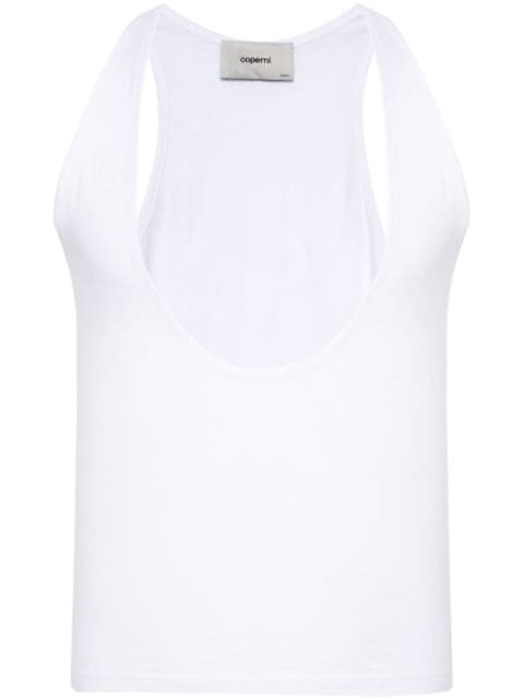 Coperni plunging U-neck tank top