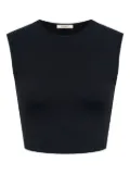 12 STOREEZ sleeveless round-neck top - Black