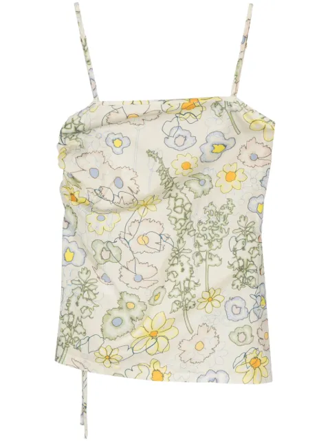 AERON Hampton floral-print top