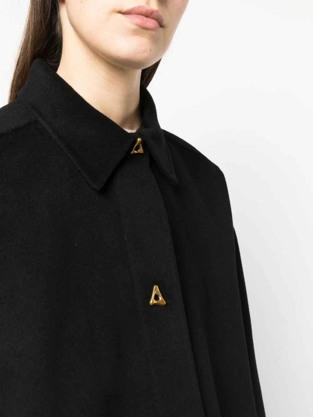 ブルゾン Aeron Crane - Silk Blend Coat AERON - CRANE - Silk blend coat - BLACK
