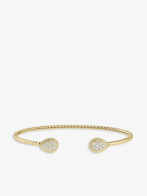 Boucheron 18kt recycled gold Serpent Bohème diamond bracelet