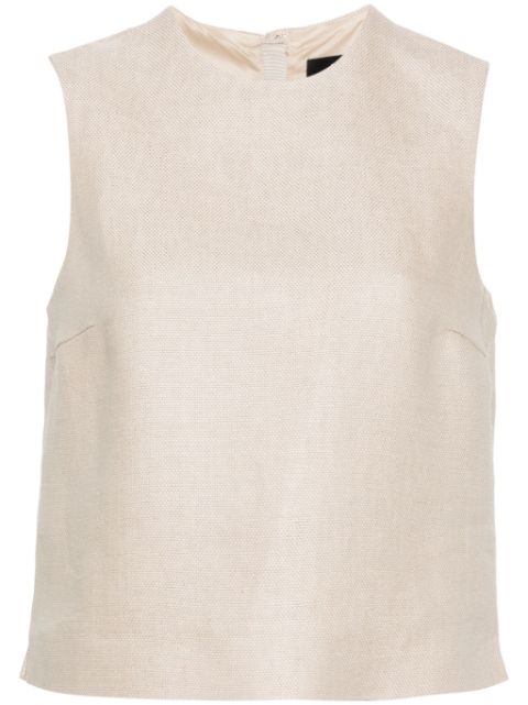 Theory SL Clean linen tank top