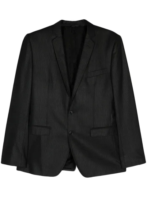 Dolce & Gabbana Pre-Owned 2000s pinstriped single-breasted jacket