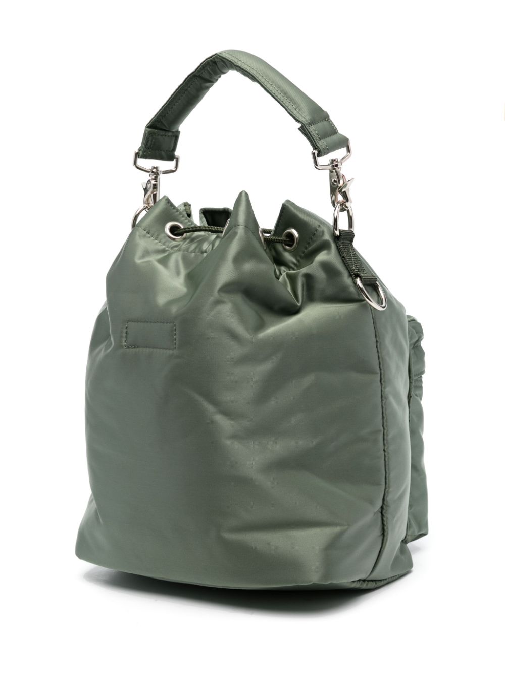 Shop Porter-yoshida & Co Balloon Logo-patch Tote Bag In Green