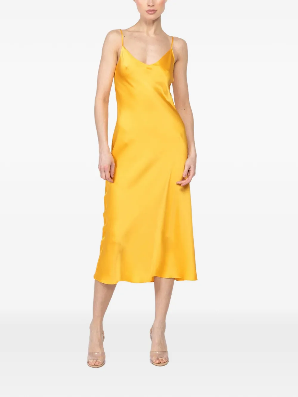 SABLYN Taylor V-neck slip dress - Giallo
