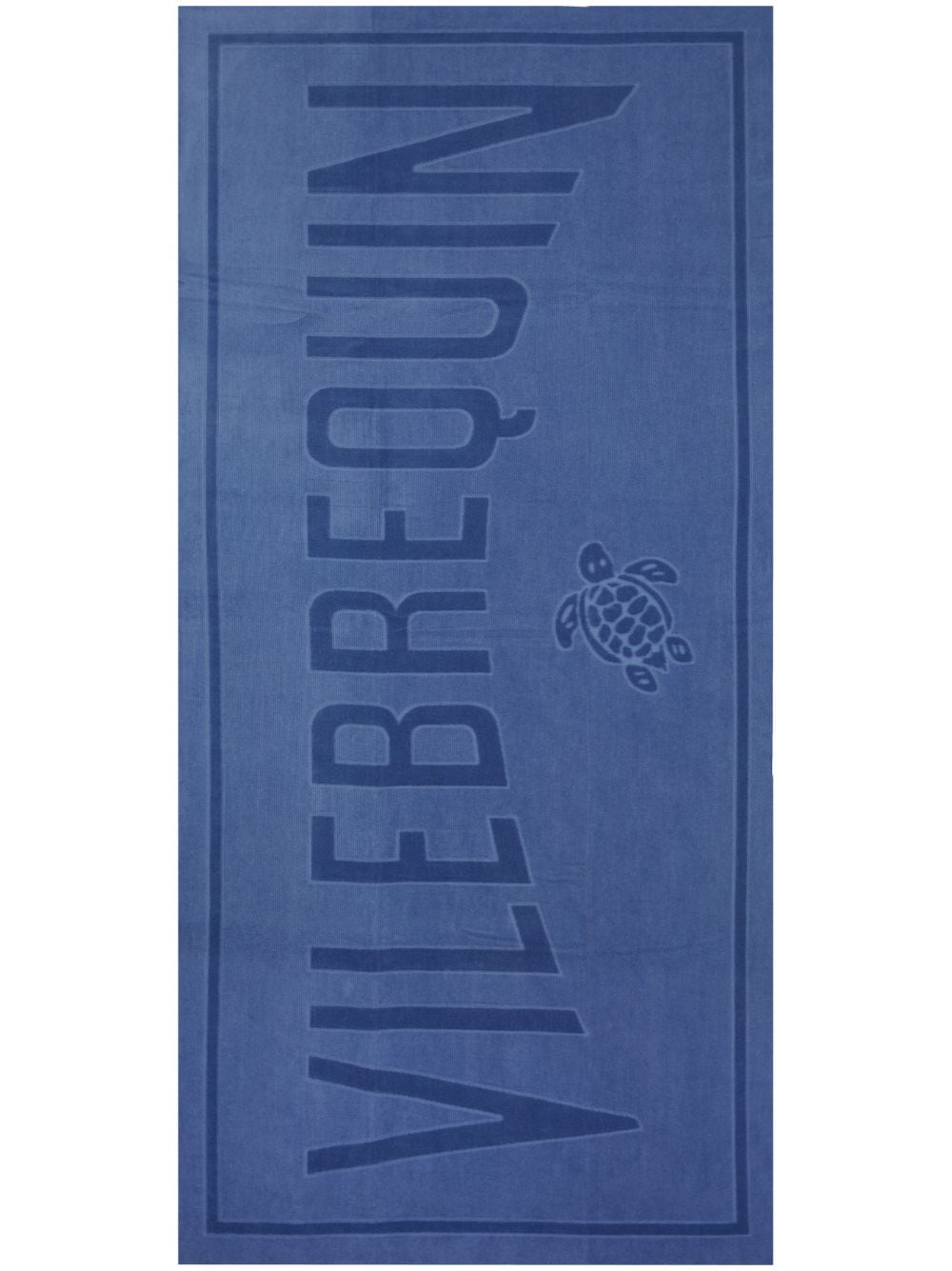 Vilebrequin Sand Cotton Beach Towel In Blue