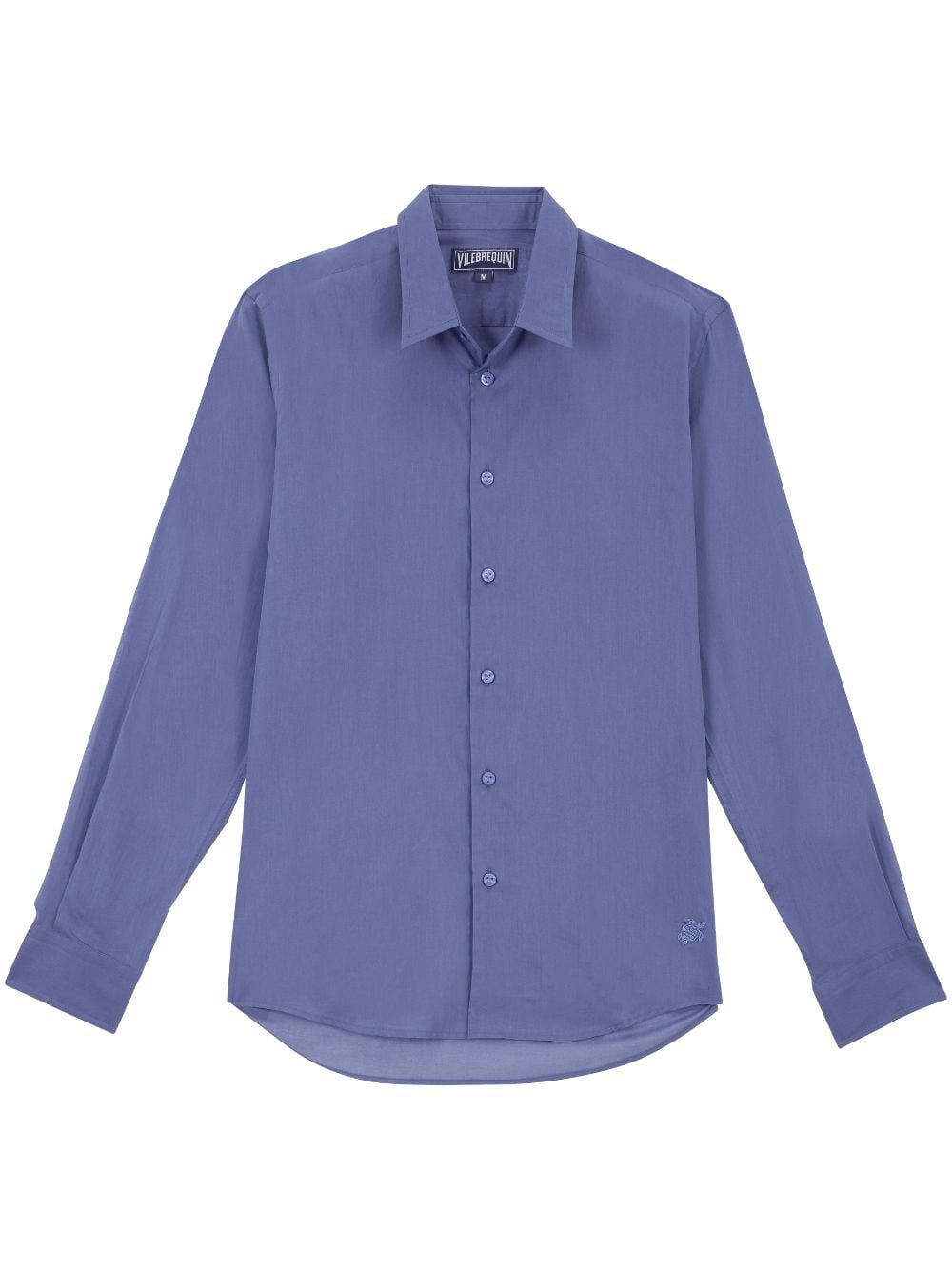 Vilebrequin Classic-collar Organic Cotton Shirt In Blau