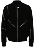 Rick Owens zip-detalining bomber jacket - Black