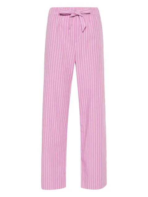TEKLA striped poplin pyjama pants