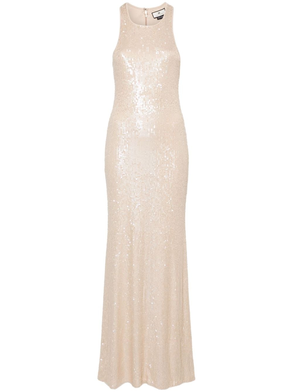 racerback sequined gown