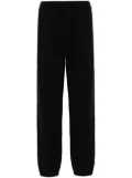 Auralee elasticated-ankle track pants - Black