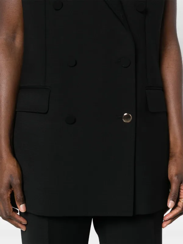 ベスト・ジレ GABRIELA HEARST Gabriela Hearst Mayte Vest Gabriela Hearst Mayte silk wool blend double-breasted vest