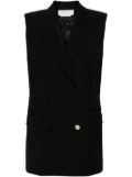 Gabriela Hearst Mayte double-breasted vest - Black