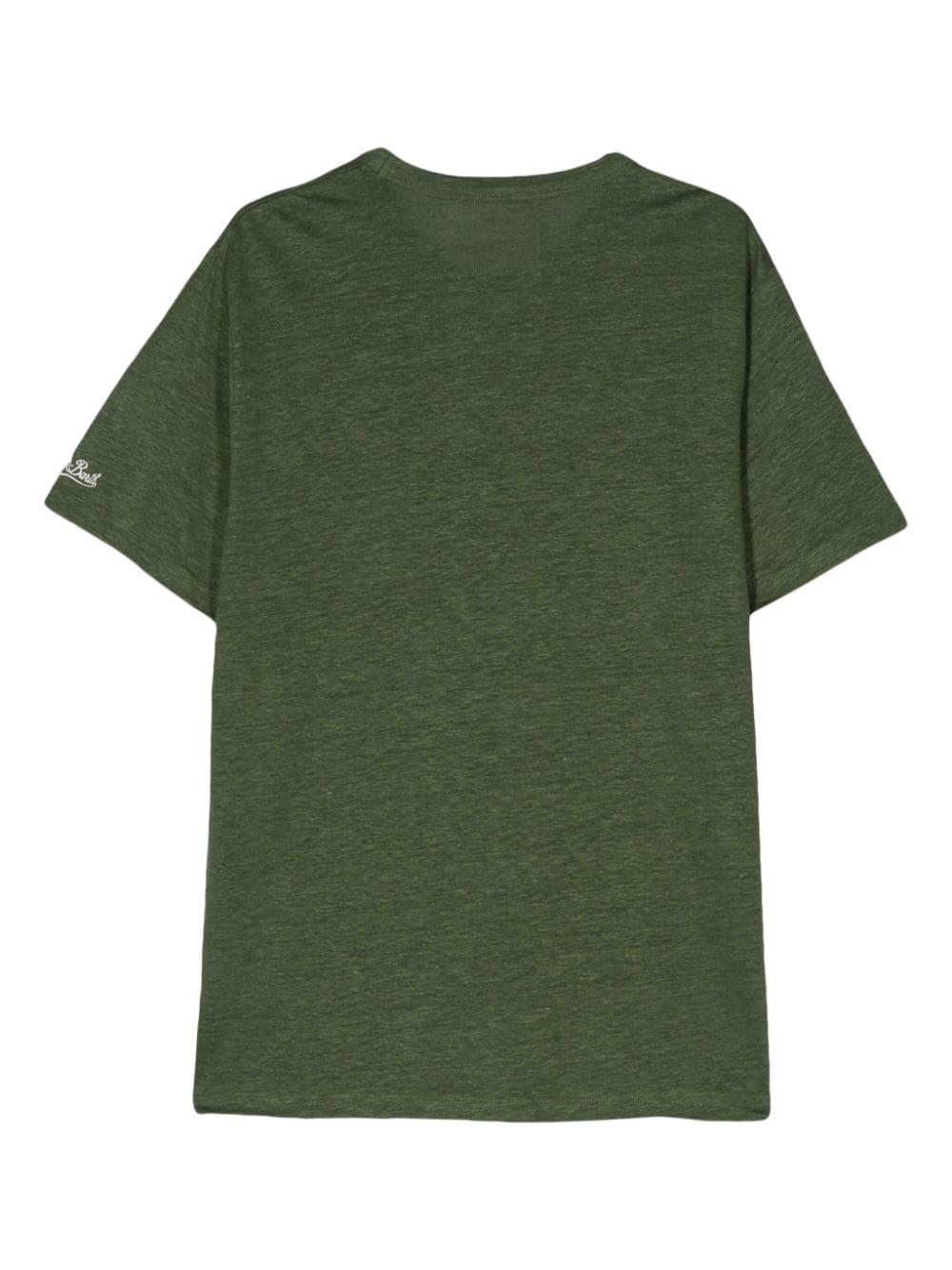 MC2 Saint Barth T-shirt met geborduurd logo Groen