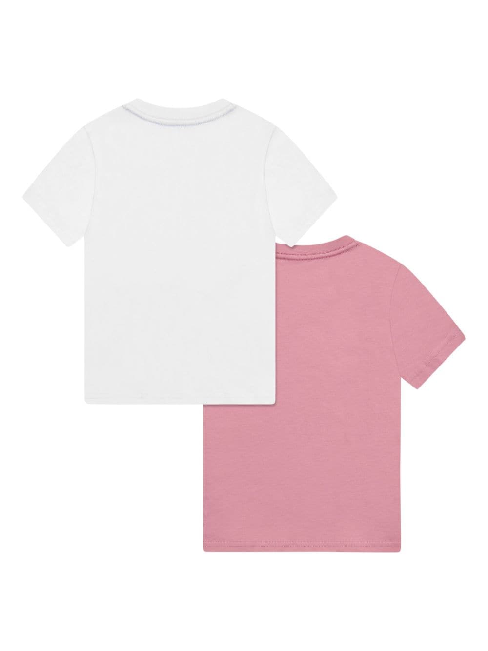 Shop Tommy Hilfiger Junior Cotton Pajama T-shirt (pack Of Two) In White