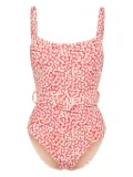 Evarae Cassandra floral swimsuit - Red