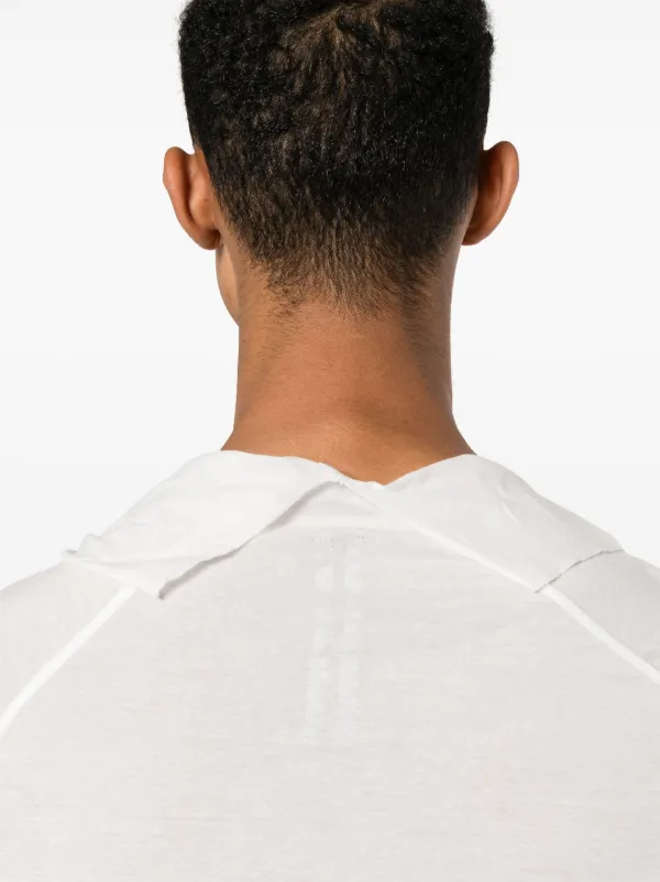 Rick Owens DRKSHDW Shroud long-sleeve Vest | White | FARFETCH