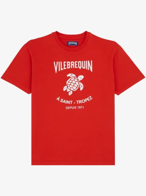 Vilebrequin logo-print cotton T-shirt