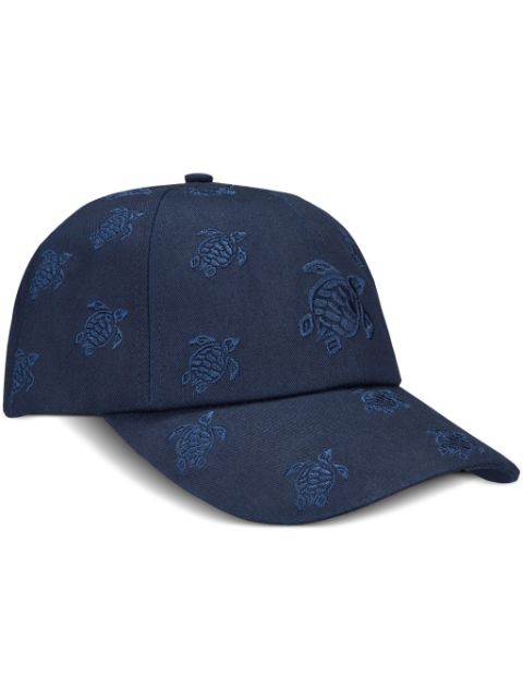 Vilebrequin gorra con tortugas bordadas