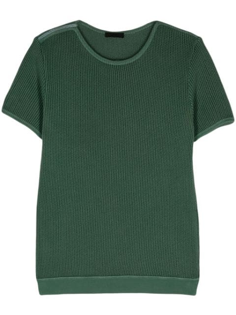 Prada Pre-Owned 2000s ribbed cotton T-shirt
