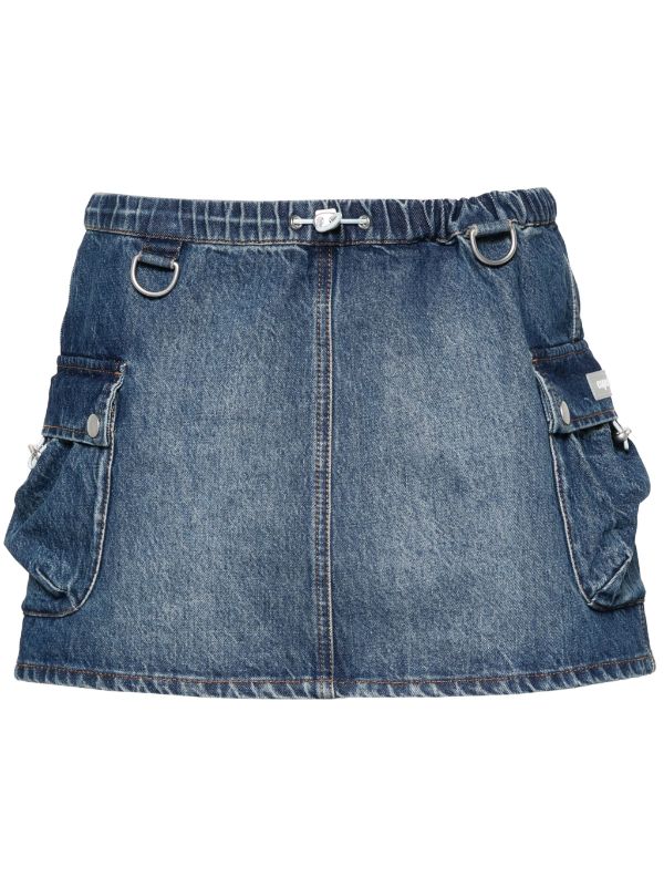 Coperni Denim Cargo Mini Skirt - Farfetch